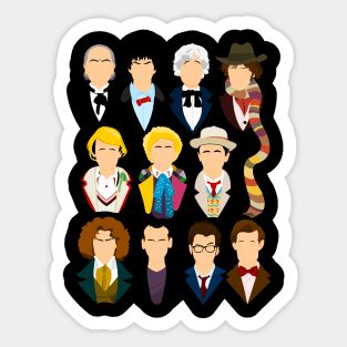 Eleven Doctors Sticker